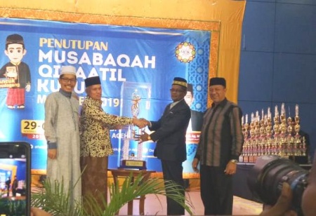 Kota Lhokseumawe Juara Umum MQK Aceh I